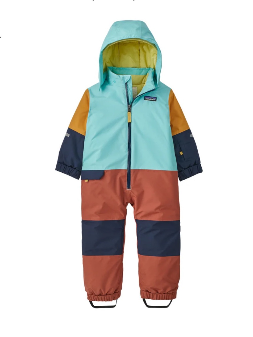 NWT Patagonia 5T Snow Pile One Piece Snowsuit: Skiff Blue - Picture 6 of 7